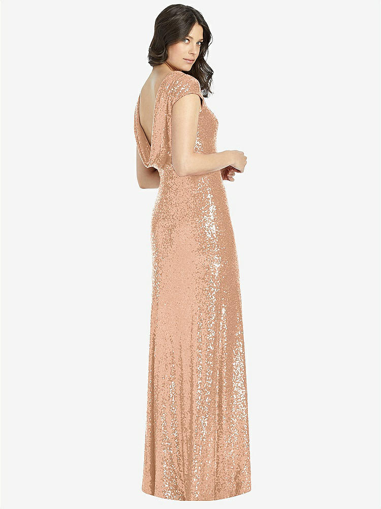 Copper Double Slit Dress-064.6791