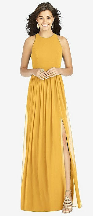 Yellow Halter Dresses