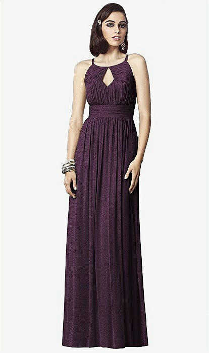 Purple and cheap silver bridesmaid dresses