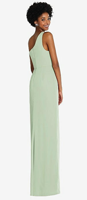 Celadon Colored Bridesmaids Dresses