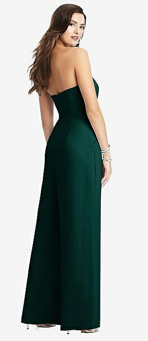 Junior Bridesmaid Tie-Back Chiffon Jumpsuit