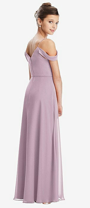 Alfred Sung Junior Bridesmaid Style Jr545 In Suede Rose & Suede Rose