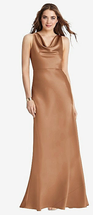 Tie Neck Cutout Midi Tank Dress - Lou