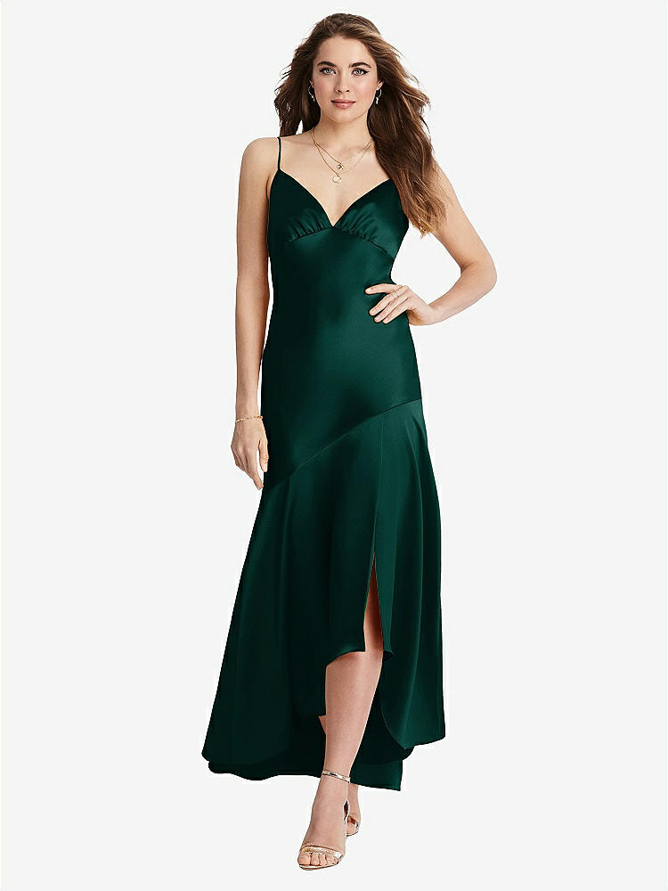 High low slip sales dress