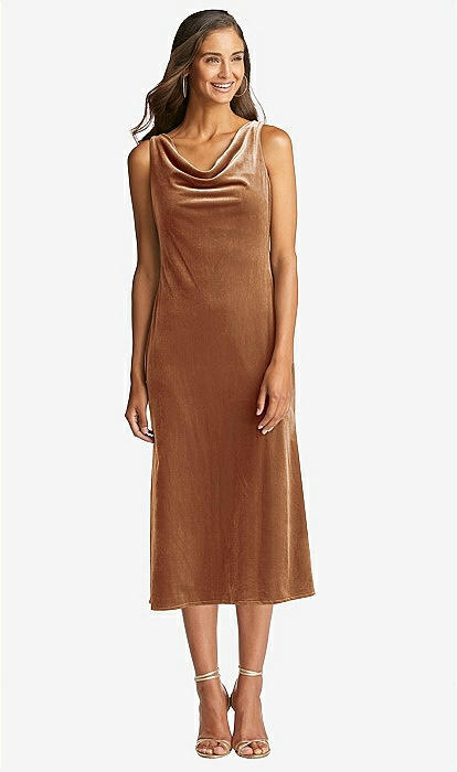 Tank midi Dress - Bella Brown Plus