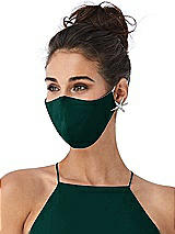 Alt View 2 Thumbnail - Evergreen Crepe Reusable Face Mask