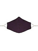 Front View Thumbnail - Aubergine Soft Jersey Reusable Face Mask