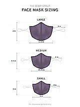 Alt View 1 Thumbnail - Lavender Soft Jersey Reusable Face Mask