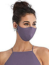 Alt View 2 Thumbnail - Lavender Soft Jersey Reusable Face Mask