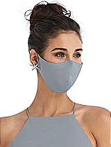 Alt View 2 Thumbnail - Platinum Soft Jersey Reusable Face Mask
