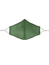 Front View Thumbnail - Vineyard Green Lux Charmeuse Reusable Face Mask