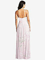 Rear View Thumbnail - Watercolor Print Bella Bridesmaids Dress BB129