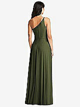 Rear View Thumbnail - Olive Green Bella Bridesmaids Dress BB130