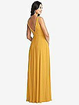 Rear View Thumbnail - NYC Yellow Bella Bridesmaids Dress BB131