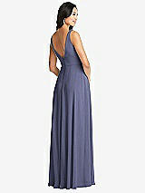 Rear View Thumbnail - French Blue Bella Bridesmaids Dress BB131