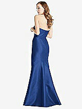 Rear View Thumbnail - Classic Blue Bella Bridesmaids Dress BB133