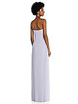 Alt View 4 Thumbnail - Silver Dove Draped Chiffon Grecian Column Gown with Convertible Straps