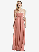 Alt View 6 Thumbnail - Desert Rose Empire Waist Shirred Skirt Convertible Sash Tie Maxi Dress