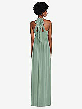 Alt View 5 Thumbnail - Seagrass Convertible Tie-Shoulder Empire Waist Maxi Dress