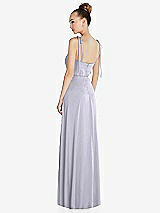 Rear View Thumbnail - Silver Dove Tie Shoulder A-Line Maxi Dress