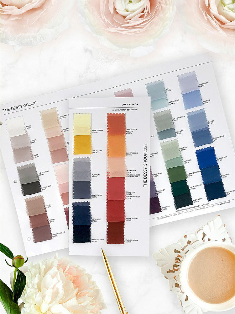 Front View - SS22 Lux Chiffon Master Swatch Palette