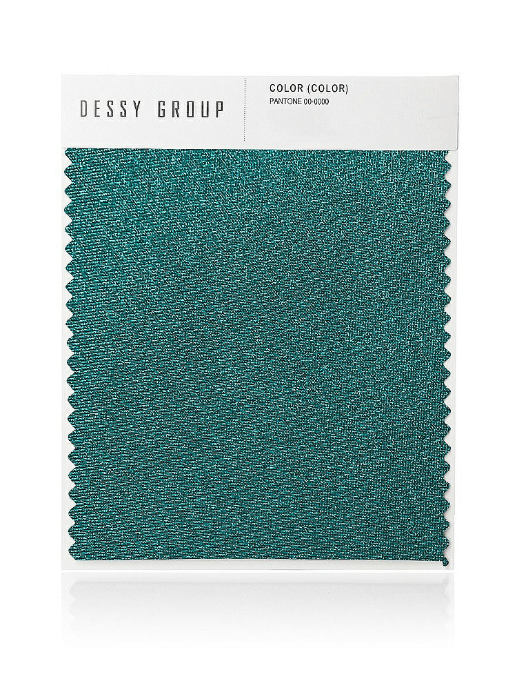 Front View - Peacock Teal Luxe Stretch Satin Swatch