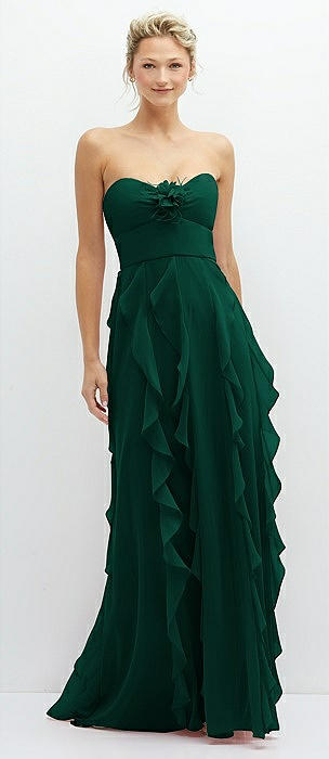 Velvet Multiway Infinity Dress in Emerald Green For Sale - Bridesmaids  Dresses | Model Chic