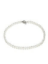 Front View Thumbnail - Natural Freshwater Pearl Necklace - 16 inch