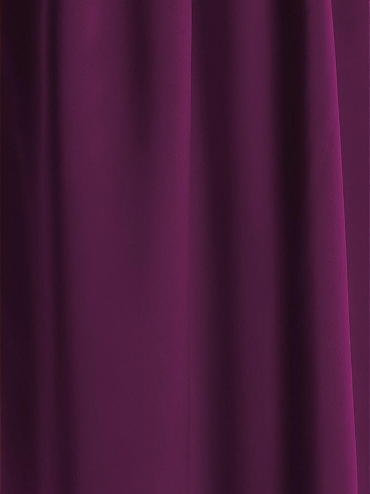 Front View - Wild Berry Matte Satin Fabric by the Yard