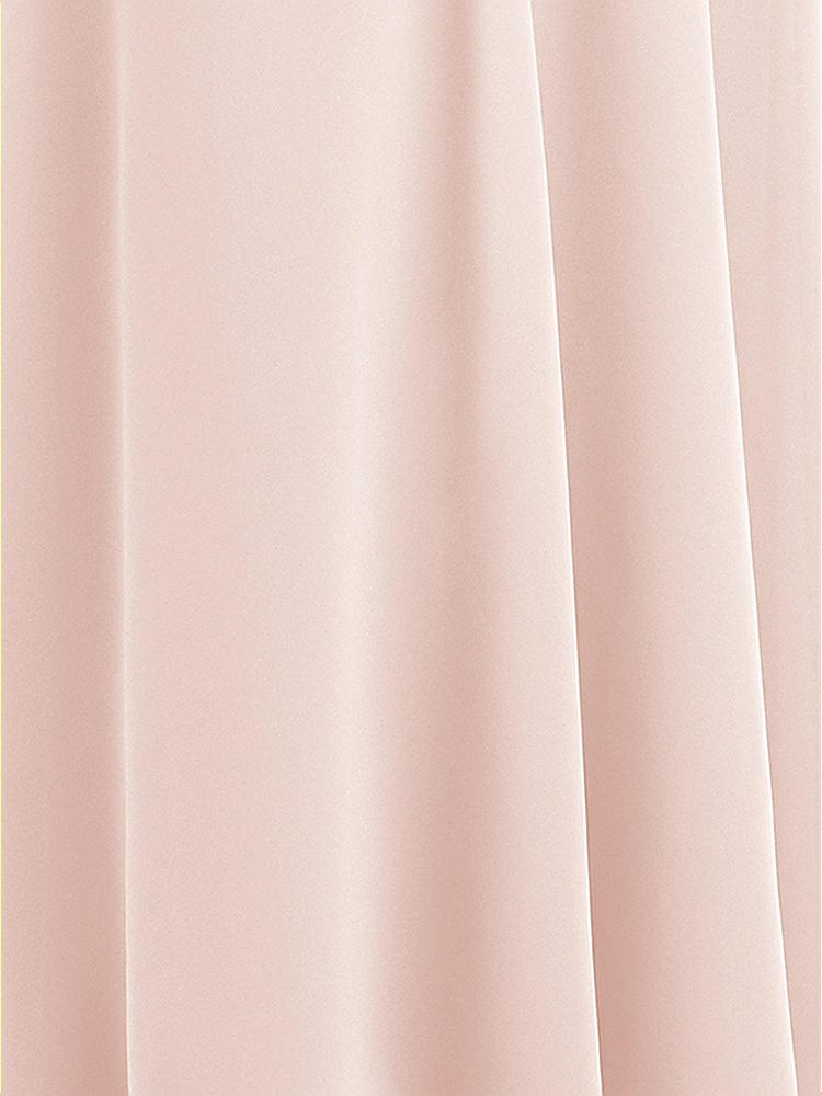 Front View - Blush Sheer Crepe Fabric by the Yard