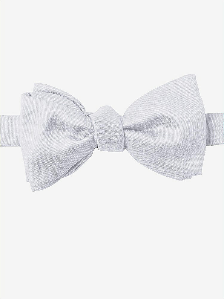 Front View - Dove Dupioni Bow Ties by After Six
