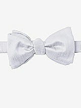 Front View Thumbnail - Dove Dupioni Bow Ties by After Six