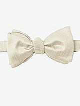 Front View Thumbnail - Champagne Dupioni Bow Ties by After Six