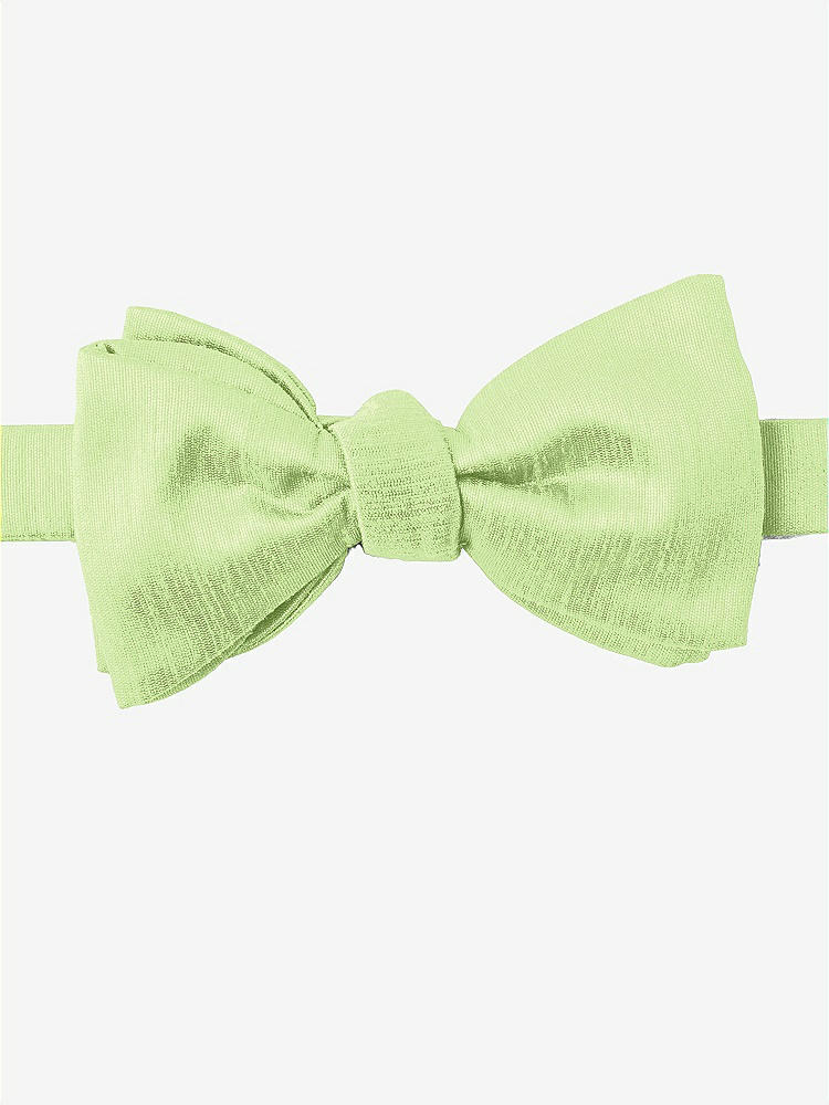 Front View - Pistachio Dupioni Bow Ties by After Six