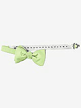 Rear View Thumbnail - Pistachio Dupioni Bow Ties by After Six