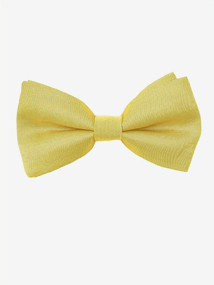 Front View - Daffodil Peau de Soie Boy's Clip Bow Tie by After Six