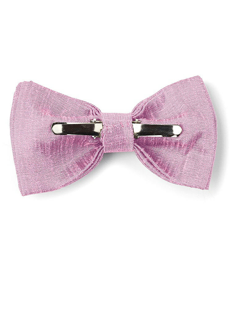 Back View - Begonia Dupioni Boy's Clip Bow Tie by After Six