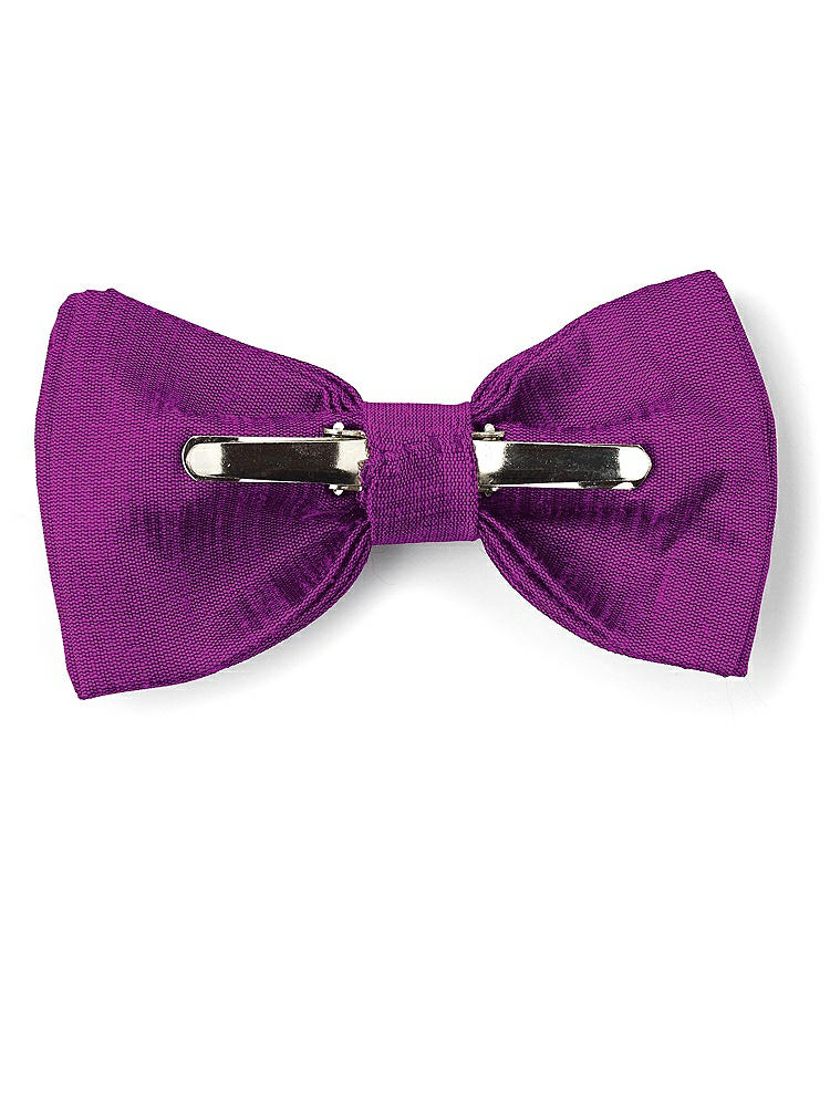 Back View - Dahlia Dupioni Boy's Clip Bow Tie by After Six