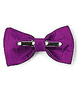 Rear View Thumbnail - Dahlia Dupioni Boy's Clip Bow Tie by After Six