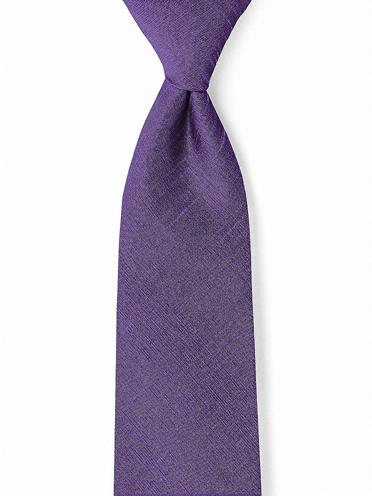 Front View - Majestic Dupioni Boy's 50" Necktie by After Six