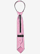 Rear View Thumbnail - Begonia Dupioni Boy's 14" Zip Necktie by After Six