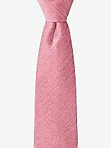 Front View Thumbnail - Carnation Dupioni Boy's 14" Zip Necktie by After Six