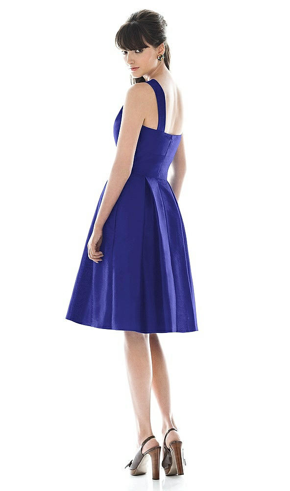 Back View - Electric Blue Alfred Sung Style D462