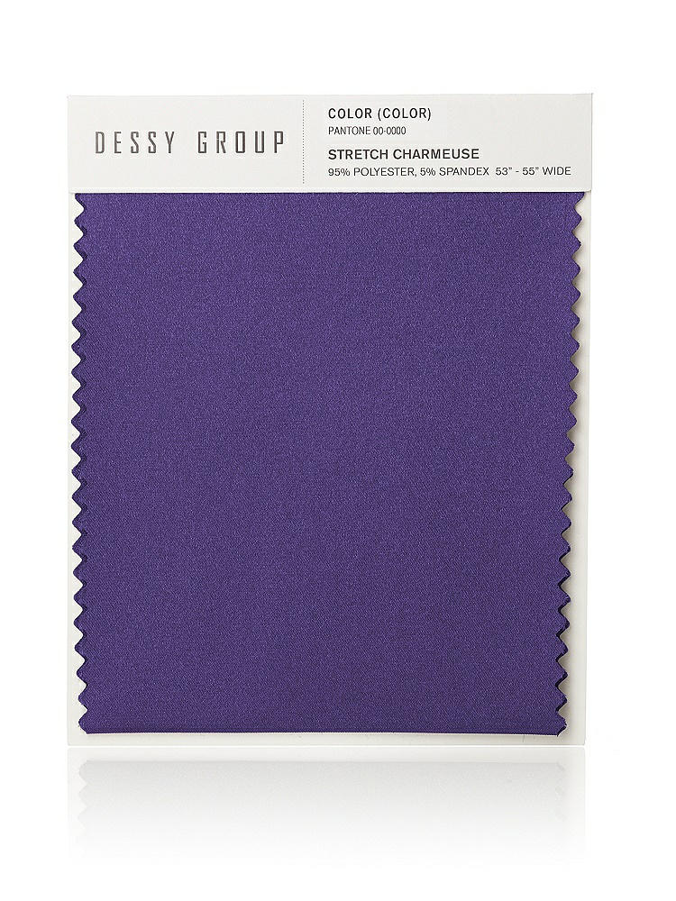 Front View - Regalia - PANTONE Ultra Violet Stretch Charmeuse Swatch