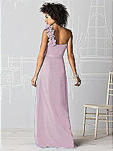 Rear View Thumbnail - Suede Rose After Six Bridesmaids Style 6611