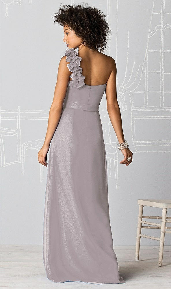 Back View - Cashmere Gray After Six Bridesmaids Style 6611