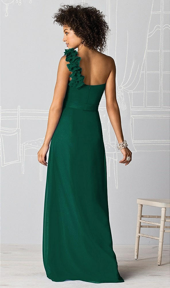 Back View - Hunter Green After Six Bridesmaids Style 6611