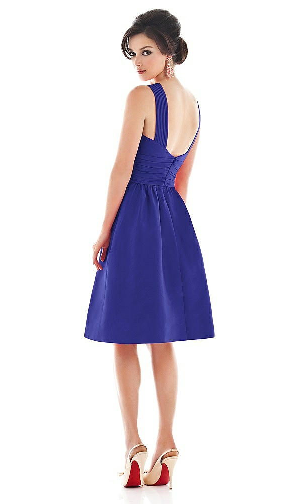 Back View - Electric Blue Alfred Sung Style D494