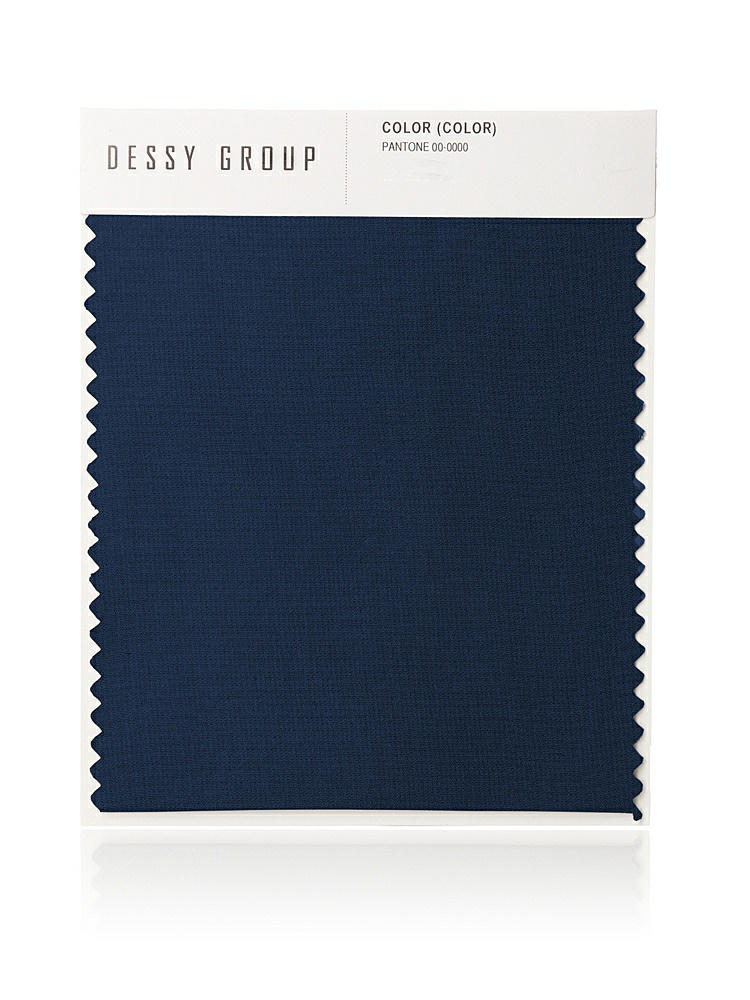 Front View - Midnight Navy Lux Chiffon Swatch