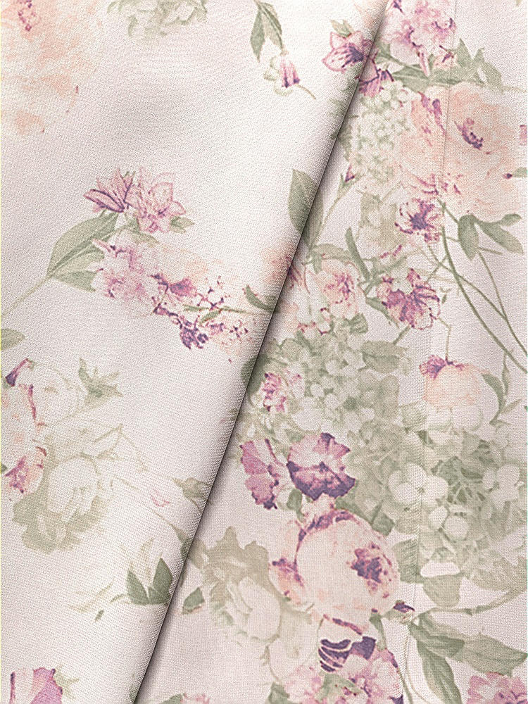 Front View - Blush Garden Lux Chiffon Fabric by the Yard